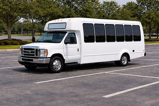 20-passenger minibus available for charter in Marshall, MI