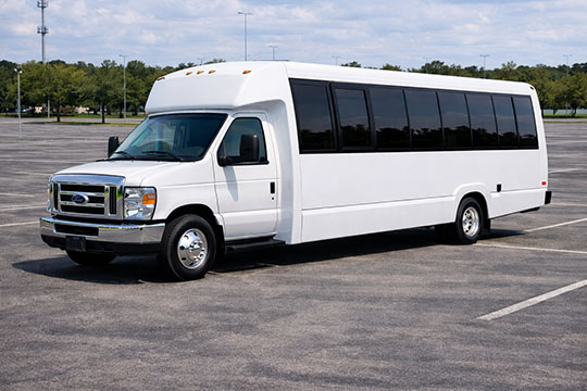25-passenger minibus available for charter in Marshall, MI